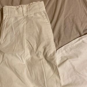 Uniqlo Wide Leg Linen Pants